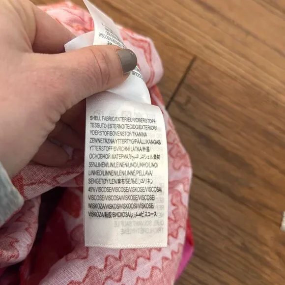 FARM Rio Red and Pink Floral Jumpsuit - Picture 11 of 14